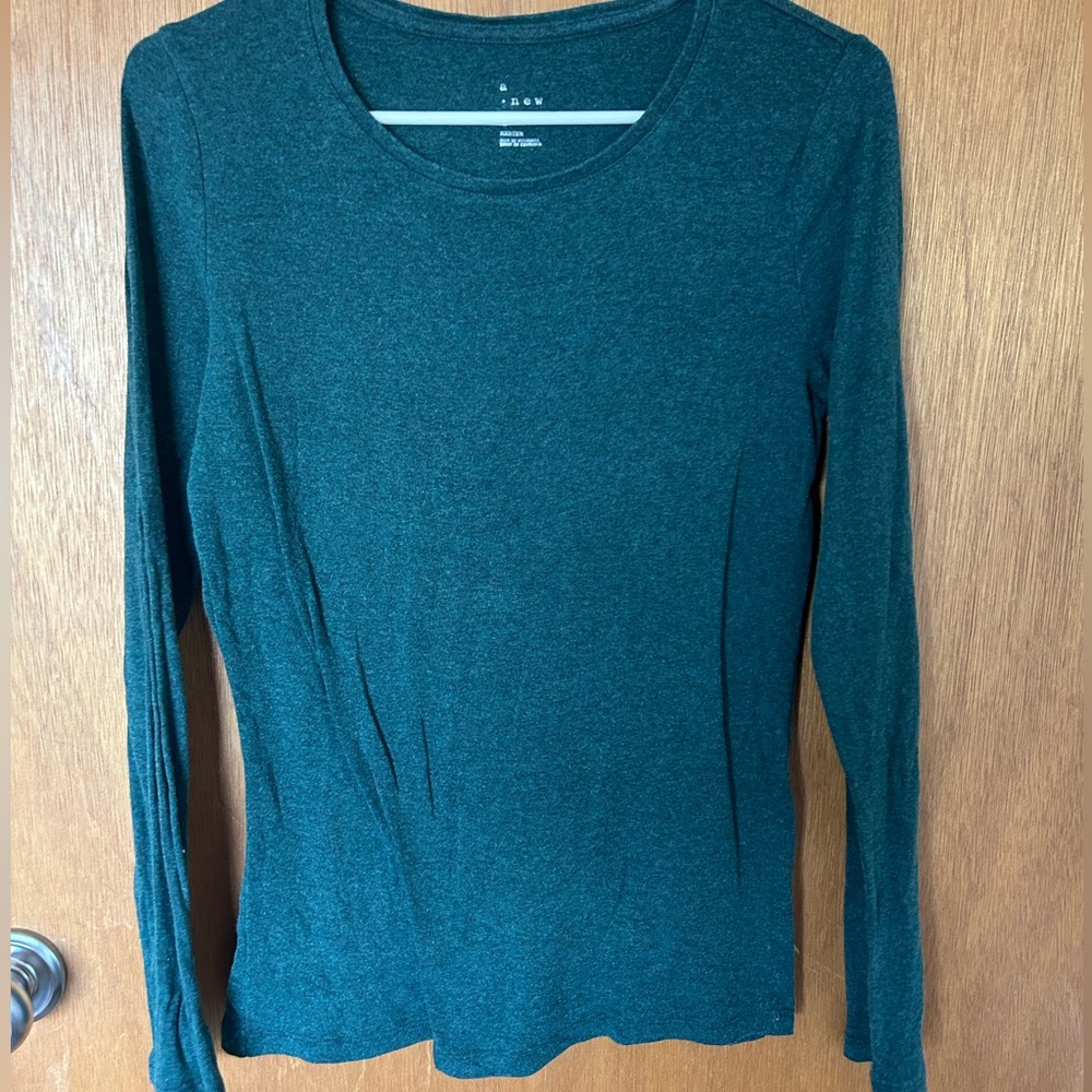 A New Day Green Sweater